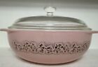 HTF  Rare Vintage Pink Duchess Pyrex 024 EUC