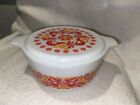 Pyrex Penn Dutch Friendship Promo 475 Casserole With Lid 2 1/2 Quart