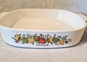 RARE Corning Ware Spice of Life 2.5 Liter A-10-B L'Echalote Pyrex Lid SEE STAMPS