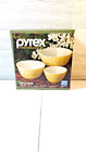 PYREX NIB SHENANDOAH MIXING BOWLS SET 300-80 UNOPENED ORIGINAL BOX SEALED HTF