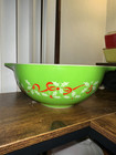 Vtg Near Mint PYREX #443 2.5qt Cinderella Bowl Christmas/New Years Silver HTF