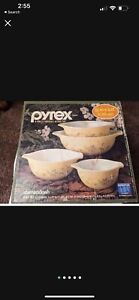 Set Of 4 Vintage Pyrex Shenandoah New In Box