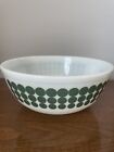 Vintage Green Polka Dot 4qt Pyrex Bowl