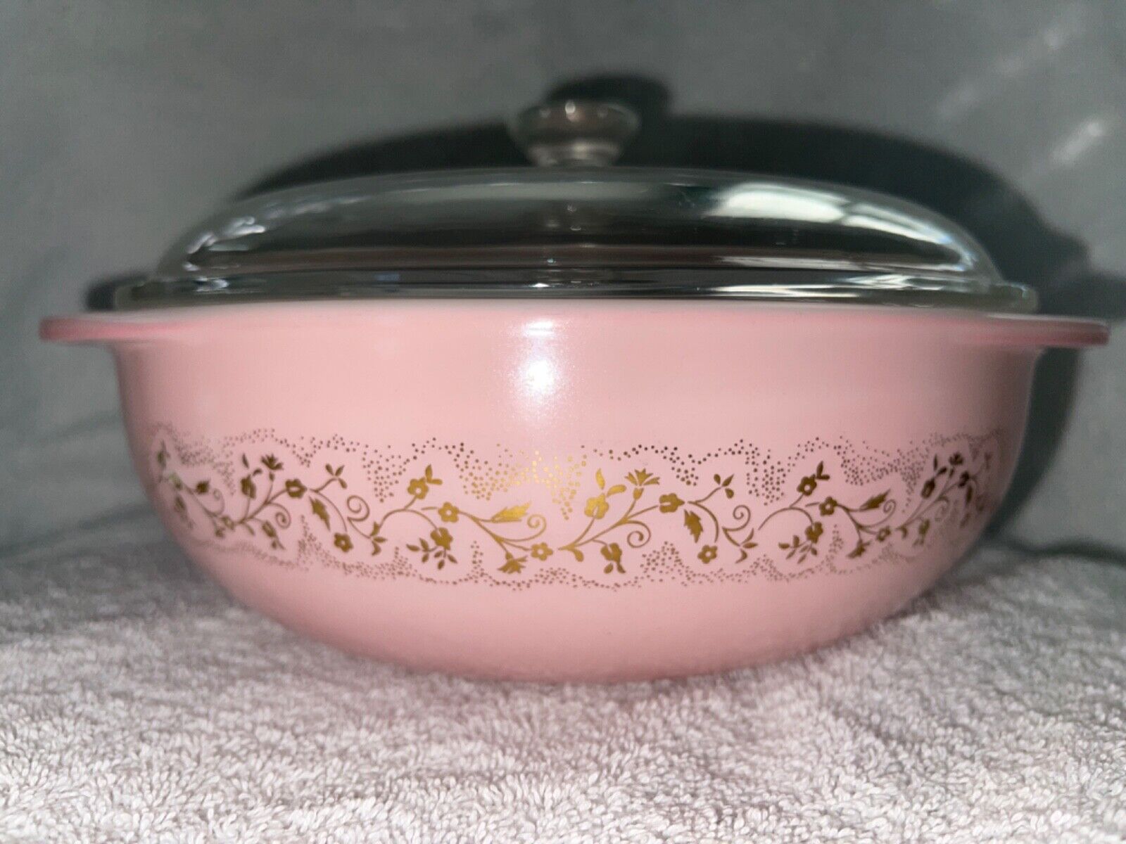 rare pyrex pink duchess excellent condition HTF promotional