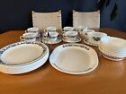 Vintage Pyrex Corelle Old Town Blue 39 Piece Dinner Set