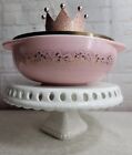 Rare HTF Vintage Pink Duchess Pyrex 024 Round Casserole ? ??