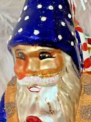 Christopher Radko Santa Ornament 1997 ROOFTOPS OF LONDON W/TAG 9â? Tall #97-233-0