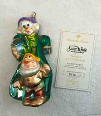 Christopher Radko SNEEZY Ornament DISNEY SNOW WHITE AND THE shops SEVEN DWARFS 1997