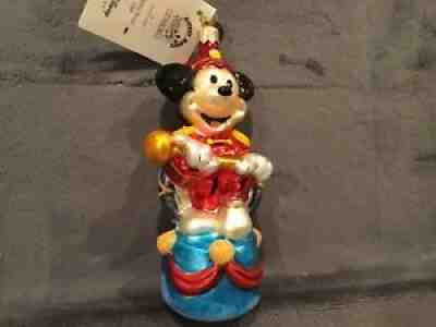 Radko Disney Mickey Mouse Club Christmas Ornament NEW BOX  TAG***