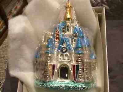 Christopher store Radko Cinderella's Castle Disney Christmas ornament