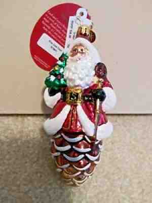 High quality CHRISTOPHER RADKO - Pine Cone Santa Ornament