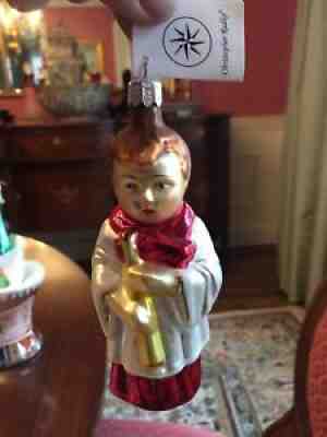 Christopher Radko CHOIR BOY Christmas Ornament Made in Poland