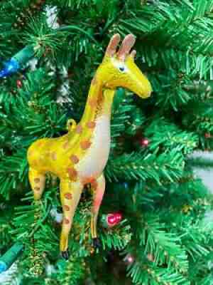RADKO "GERARD" ITALIAN GIRAFFE ORNAMENT 93-252-0