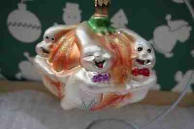 Christopher buy Radko Pumpkin Polka 2001 Glass Ornament, Ghosts Dance for Halloween