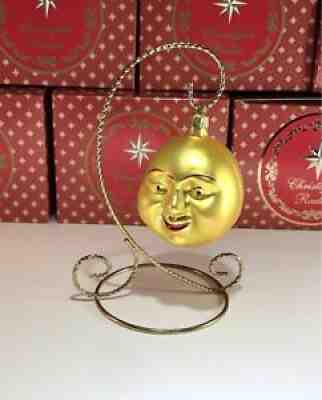 1989 - 1990 Christopher Radko CHEERFUL SUN Glass Christmas Ornament # 89-059-1