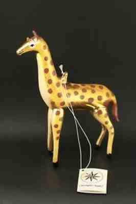 Christopher Radko Giraffe Ornament with Tag
