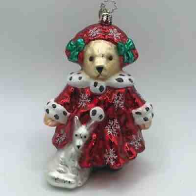 Radko 3011004 MUFFY SNOW QUEEN in RED 2005 RG Glass Ornament 20th Anniversary