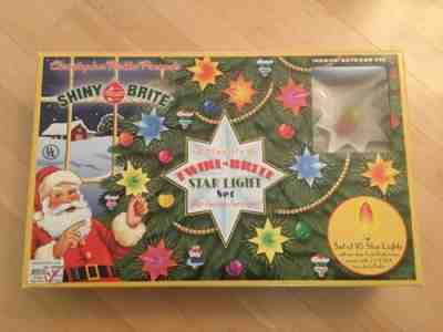 CHRISTOPHER RADKO,SHINY BRITE LIGHTS TWIRL BRITE STAR LIGHT SET CHRISTMAS NEW 