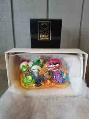 Christopher Radko Muppet Bobsled orders Kermit Gonzo Animal Glass Christmas Ornament.