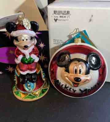 NWOT Christopher Radko Mickey outlets Mouse as Wet Willie ornament