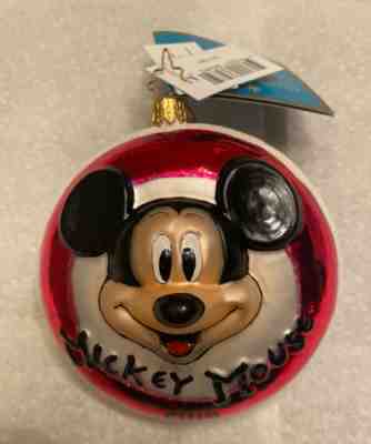 NWOT Christopher Radko Mickey Mouse Club Parade sale Band Ornament