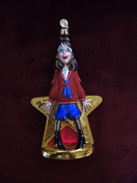 2015 BARBARA STREISAND~FUNNY GIRL Christopher Radko Glass ORNAMENT