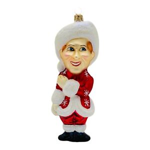 Christopher Radko Danny Kaye As Phil Davis White Christmas Glass Ornament 7”