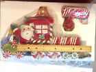 Christopher Radko Peppermint Dreams Santa Train Musical Cookie Jar 2005 w/ box