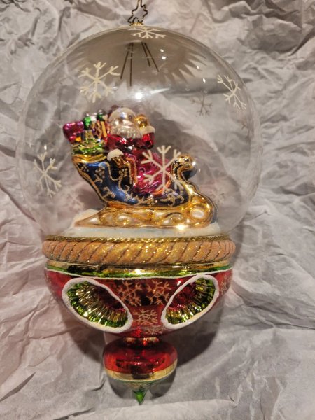 Christopher Radko Collectibles : Supreme Santa Ornament Value
