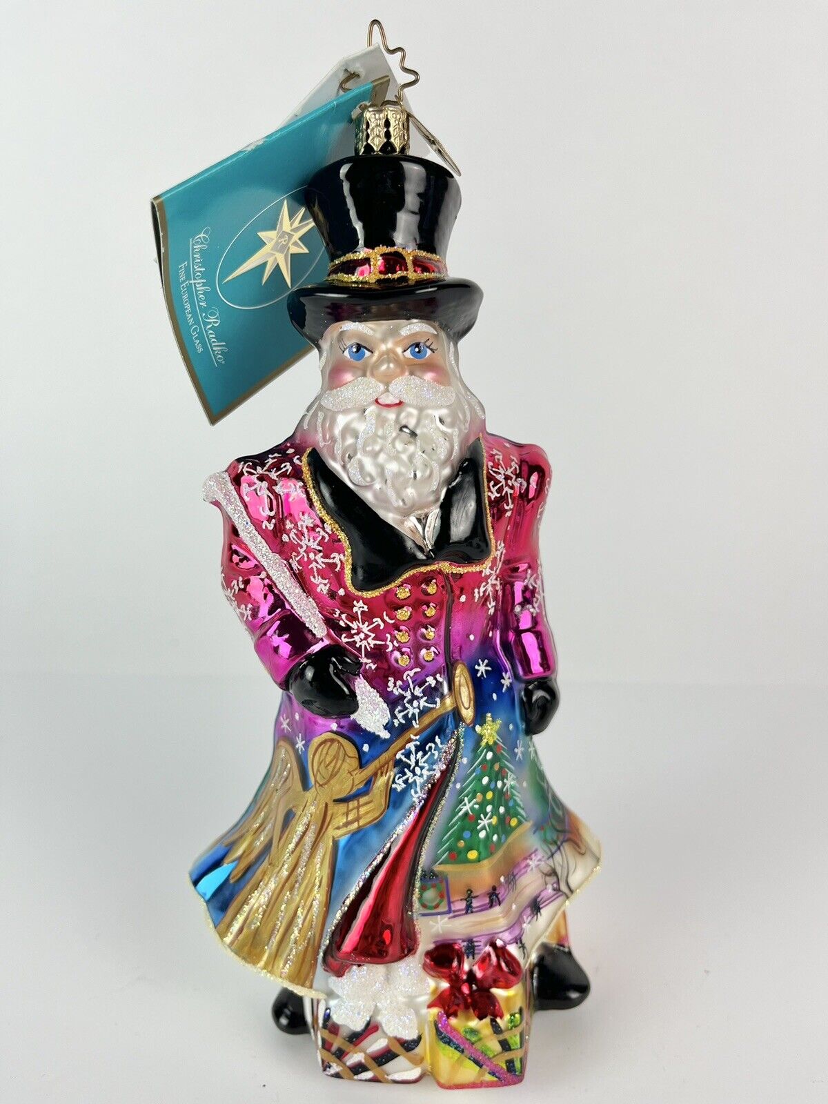 Radko 05 London Towne Nicholas Portraits Santa Christmas Ornament 1012758