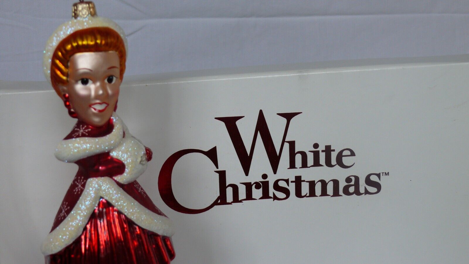 Rare Christopher Radko Vera Ellen as Judy Haynes Christmas Ornament