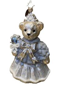 Christopher Radko Muffy Snowflake Vanderbear Christmas Ornament  6”