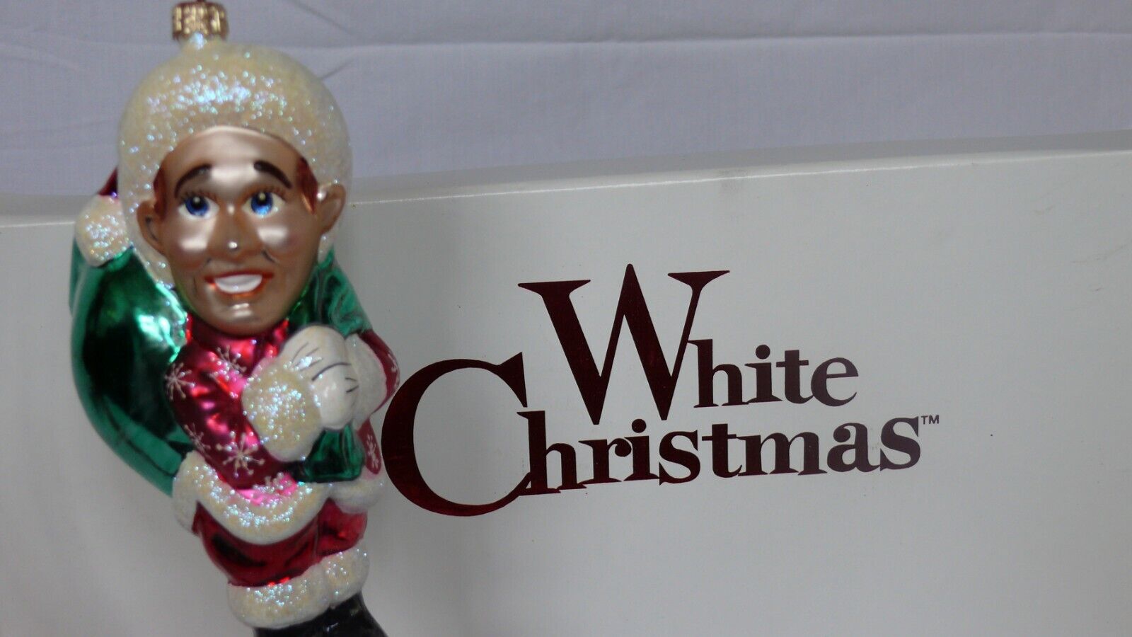 Rare Christopher Radko Bing Crosby as Bob Wallace Ornament