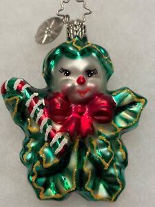 RADKO SNOWMAN HOLLY 5 popular inches 2004 retired w/Tags glass blown ornament