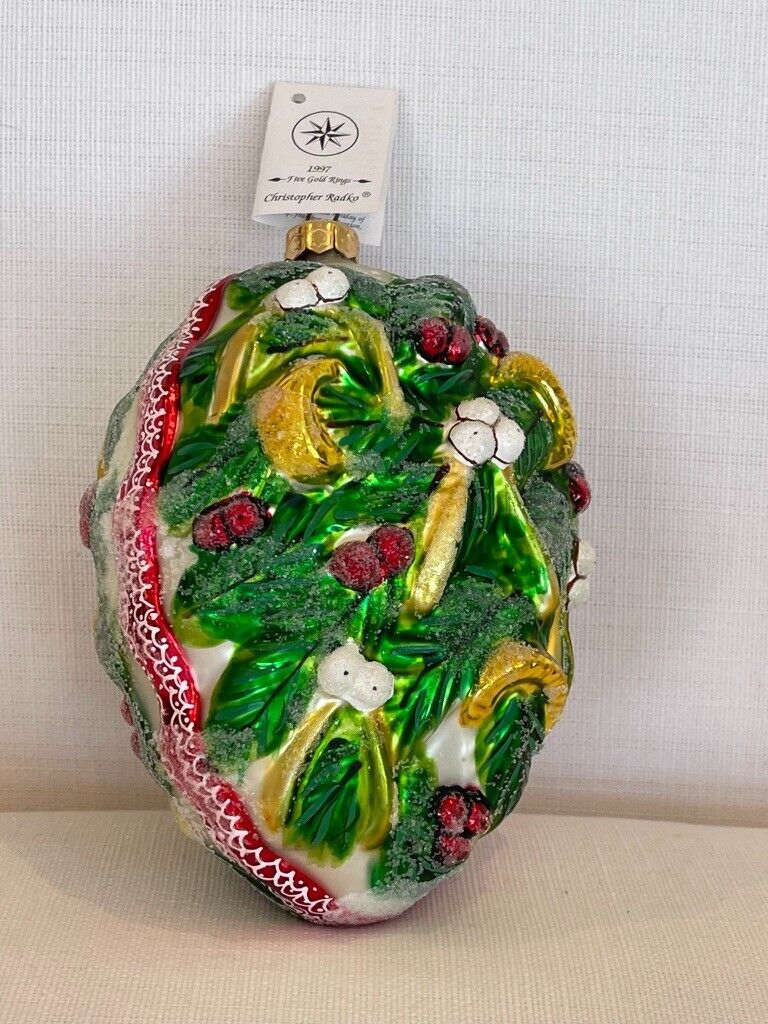 RADKO ORNAMENTS, TWELVE DAYS OF CHRISTMAS