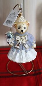 Christopher Radko Muffy Snowflake Vanderbear Christmas Ornament 6” Vintage 2002