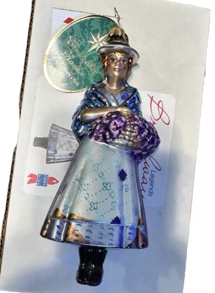 Broadway Legends Ornament: Julie Andrews, Eliza Doolittle, Radko 2013 New In Box