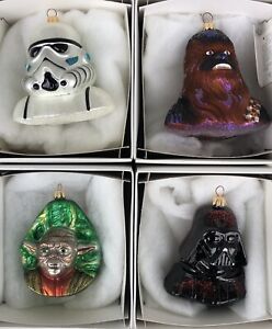 Christopher popular Radko Star Wars Yoda Glass Ornament