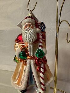 Radko Vintage Pearl & Ruby Santas, Oh Christmas Tree & Santa Elf (TOTAL of 4)**