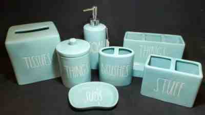 Rae Dunn Tiffany Blue best Bathroom Bundle