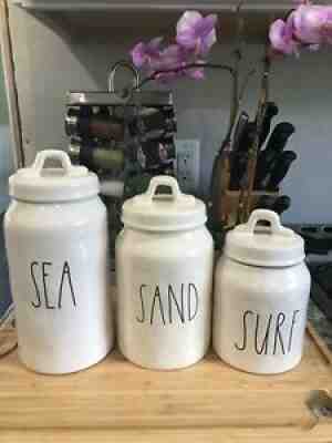 Rae Dunn hotsell Sand Sea Surf Canisters