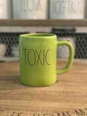Rae Dunn Halloween 2021 ??TOXIC ? Green Mug NEW & VHTF!