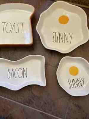 Outlet Rae Dunn Breakfast toast sunny bacon