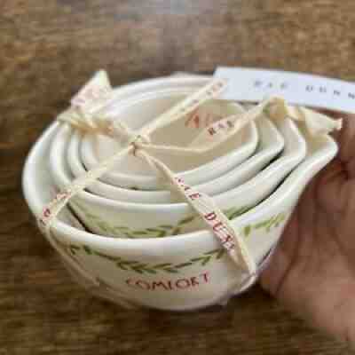Rae Dunn by Magenta Comfort Christmas Measuring Cups 4 Gift Brand New with TAG!