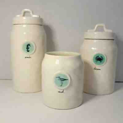 Rae Dunn Sea Life 2024 Icon Canisters