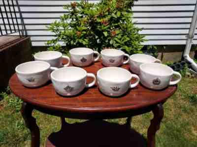 (8) RAE DUNN Artisan Collection CROWN Have a Royal Day mugs / Rare HTF