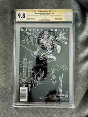 AMAZING SPIDER-MAN V2 #36 CGC SS 9.8 RARE UPC NEWSTAND EDITION SIGNED STAN LEE,