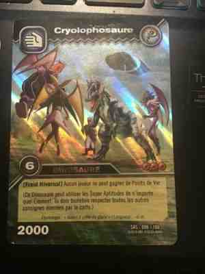 Dinosaur King Cryolophosaurus card INCREDIBLY RARE