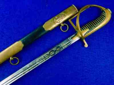 RARE POLAND POLISH WW2 WWII PRESENTATION WZ 27 NAVY NAVAL OFFICERS SWORD