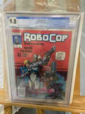 1987 Robocop 1 CGC 9.8 white pages first appearance RARE Double Cover! Texeira